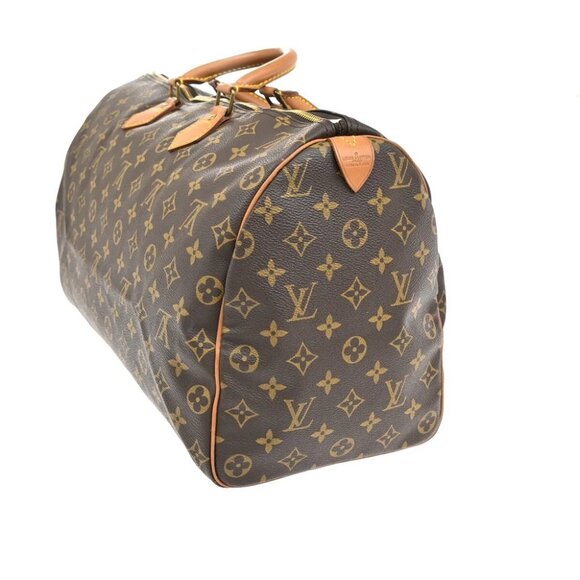 LOUIS VUITTON Speedy 40 Travel Hand Bag Monogram Leather Brown - Picture 2 of 14